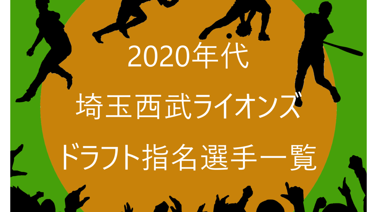 2020年代の埼玉西武ライオンズのドラフト指名選手